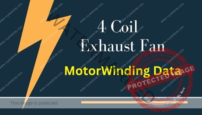 4 coil motor winding data In Hindi by electricals trendz
